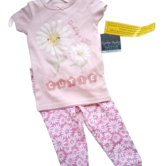 NWT Cynthia Rowley 2 Piece Top & Leggings Set Baby Girls 12 Months - Picture 1 of 5